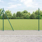 Euro Ograđivanje s Betonskom Bazom 10 x 1,6 m Zelena Mreža
