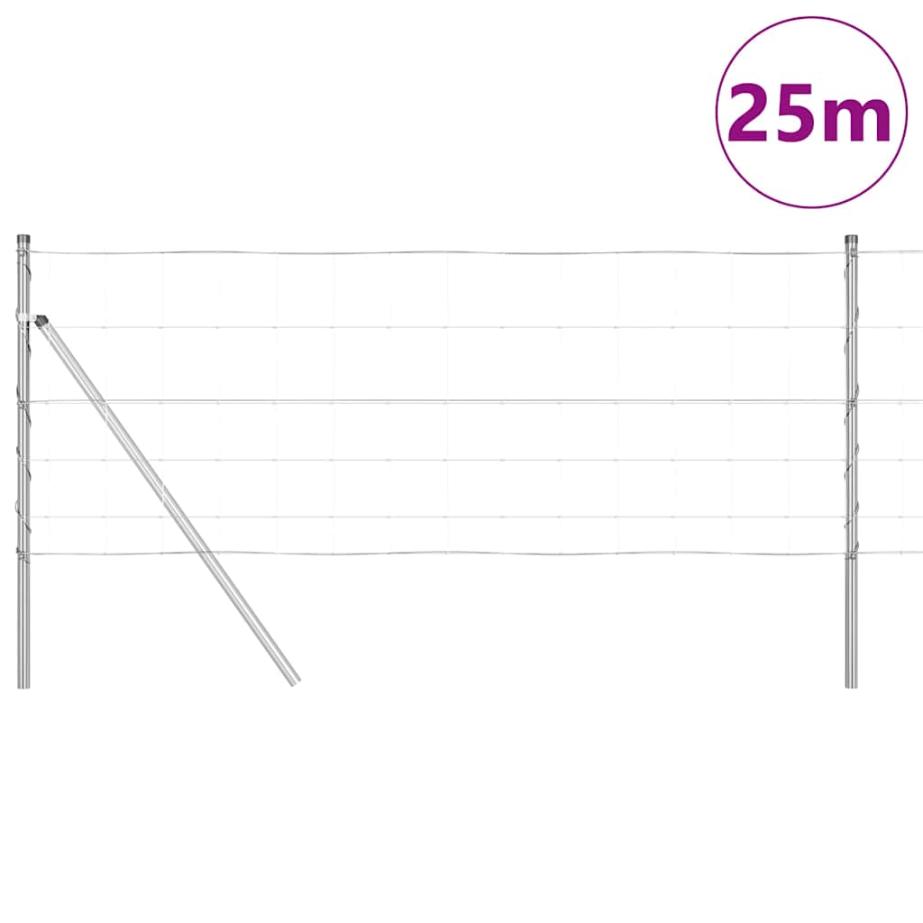 Stup za ogradu Galvanizirano 25 x 0,8 m Čelik