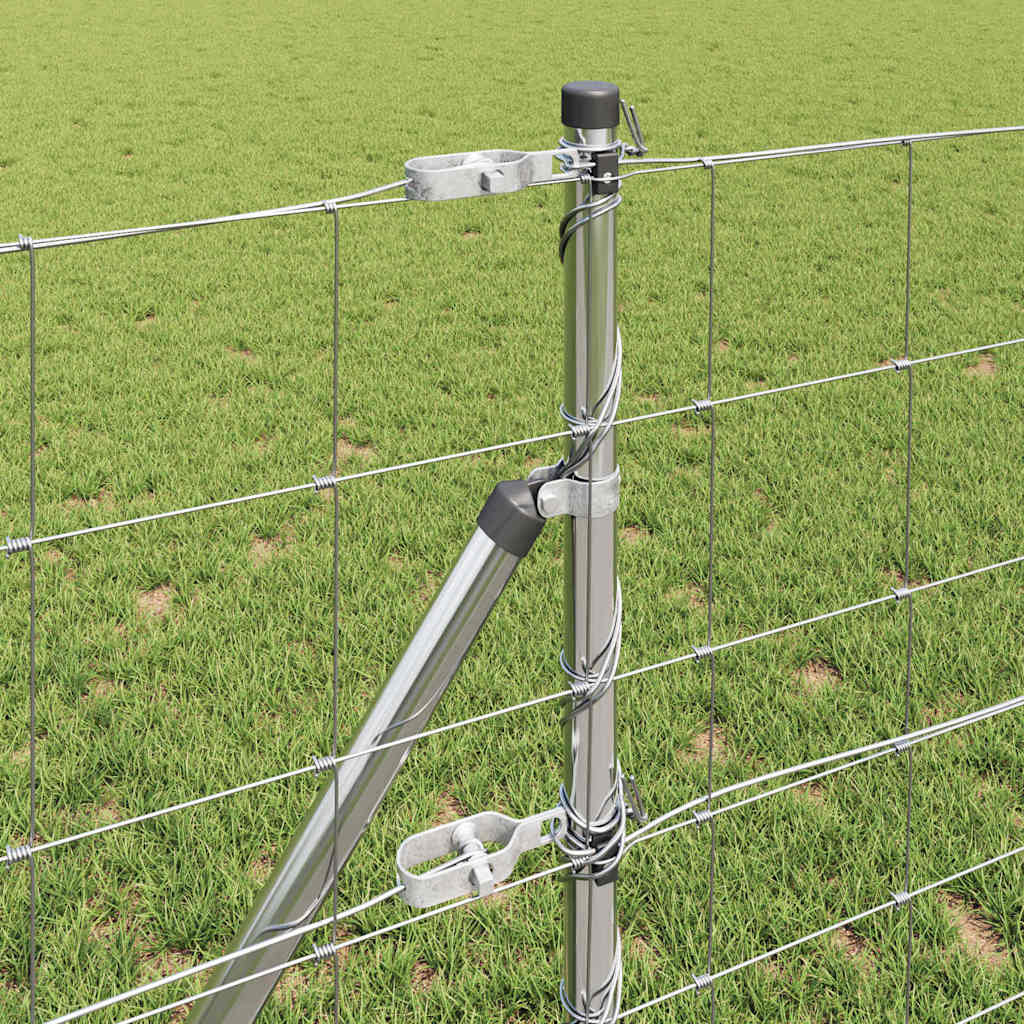 Temeljna zavarena žičana ograda 50 x 0,8 m Pocinčani čelik
