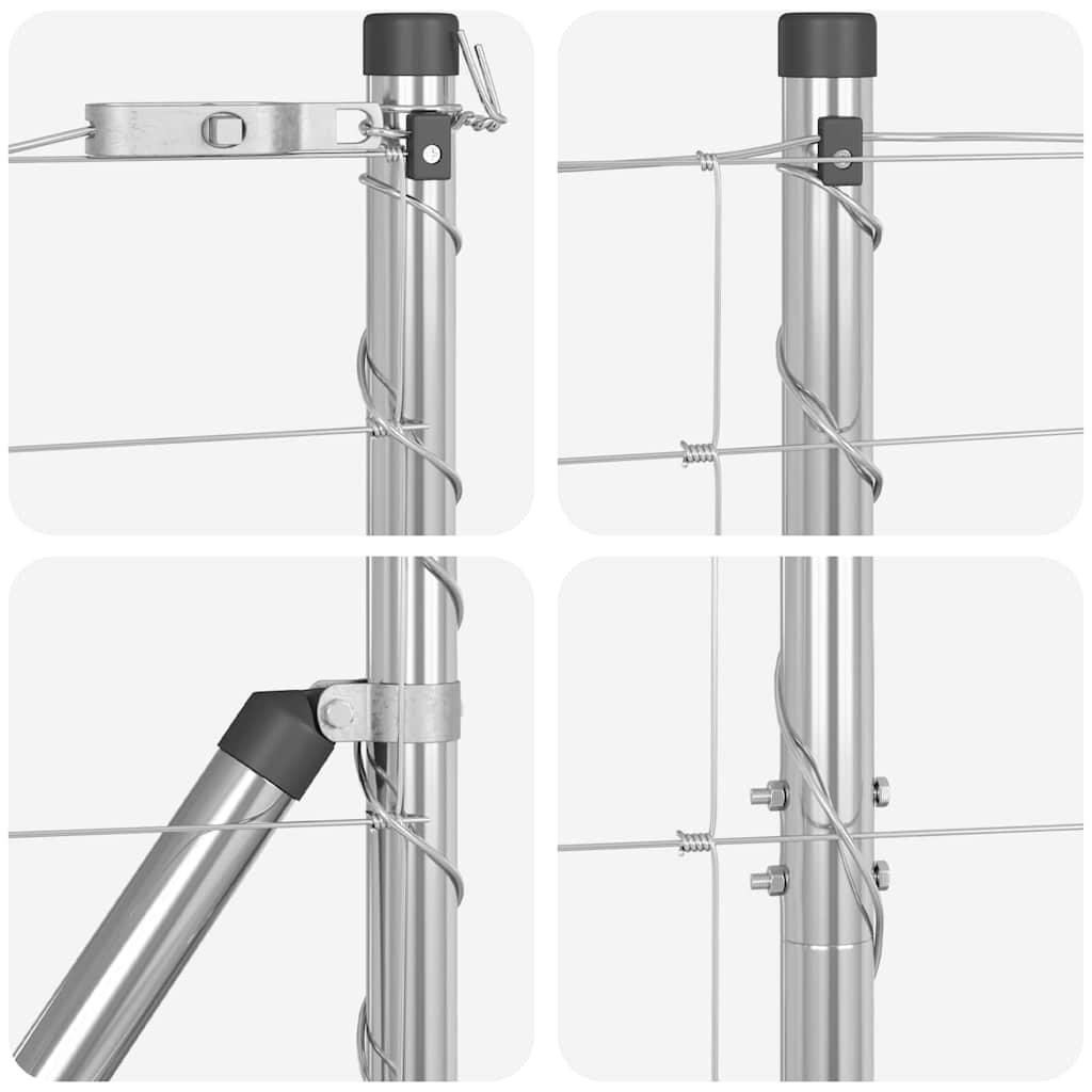 Stup za ogradu Galvanizirano 50 x 1 m Čelik