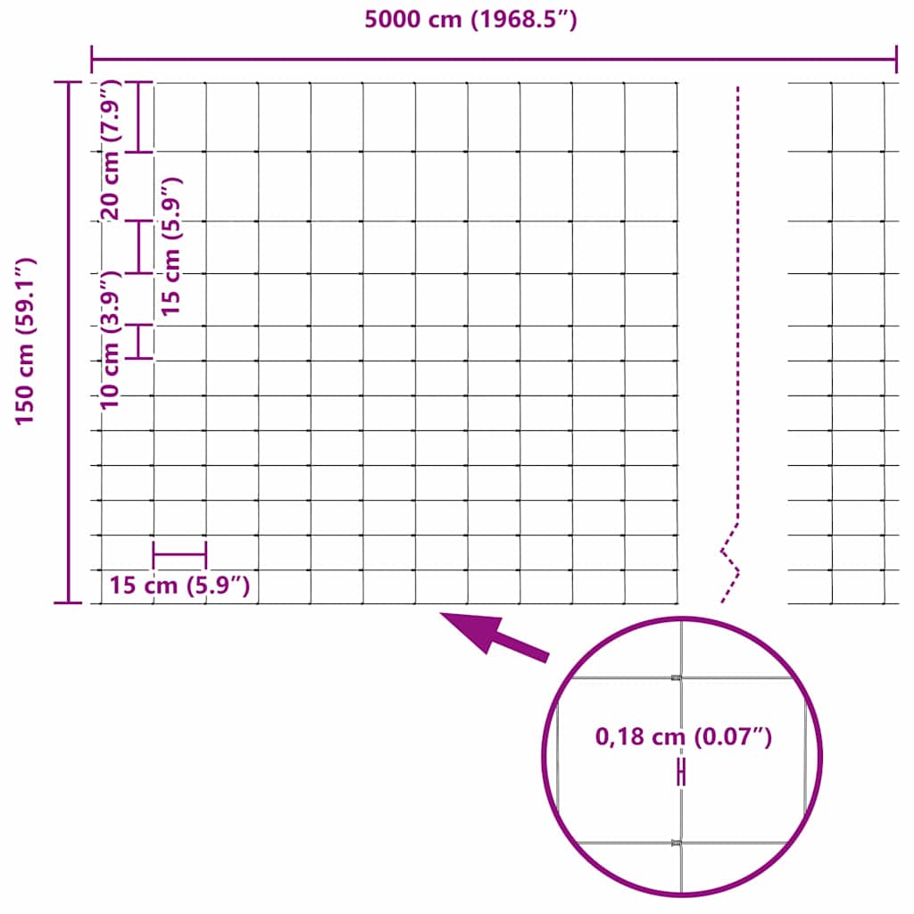 Stup za ogradu Galvanizirano 50 x 1,5 m Čelik