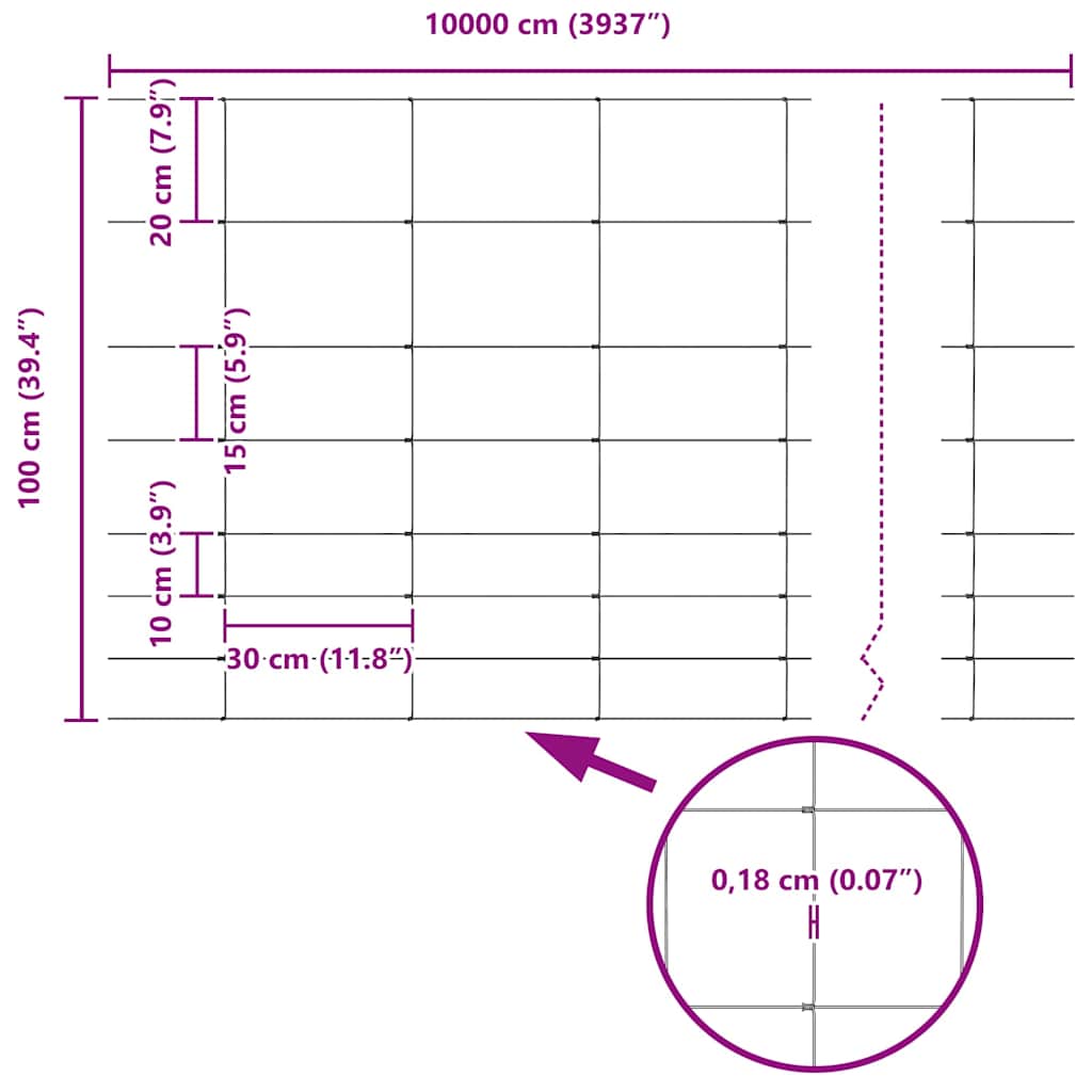 Stup za ogradu Galvanizirano 100 x 1 m Čelik