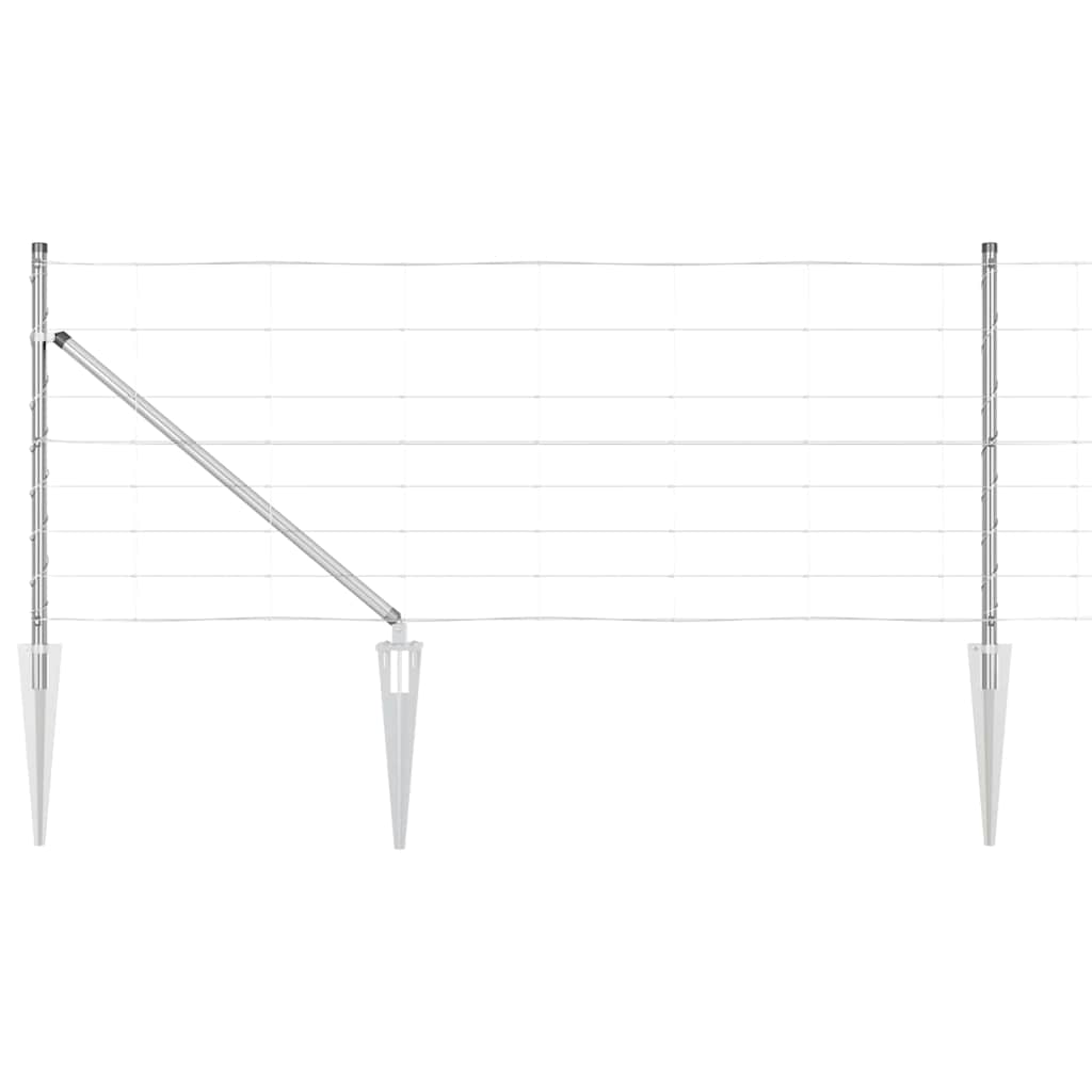 Stup za ogradu Galvanizirano 25 x 0,8 m Čelik