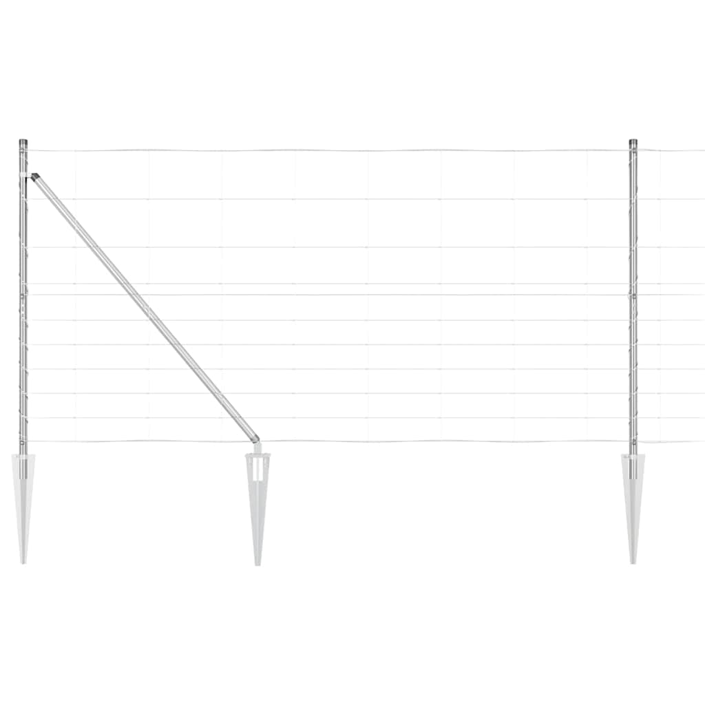 Stup za ogradu Galvanizirano 25 x 1,2 m Čelik