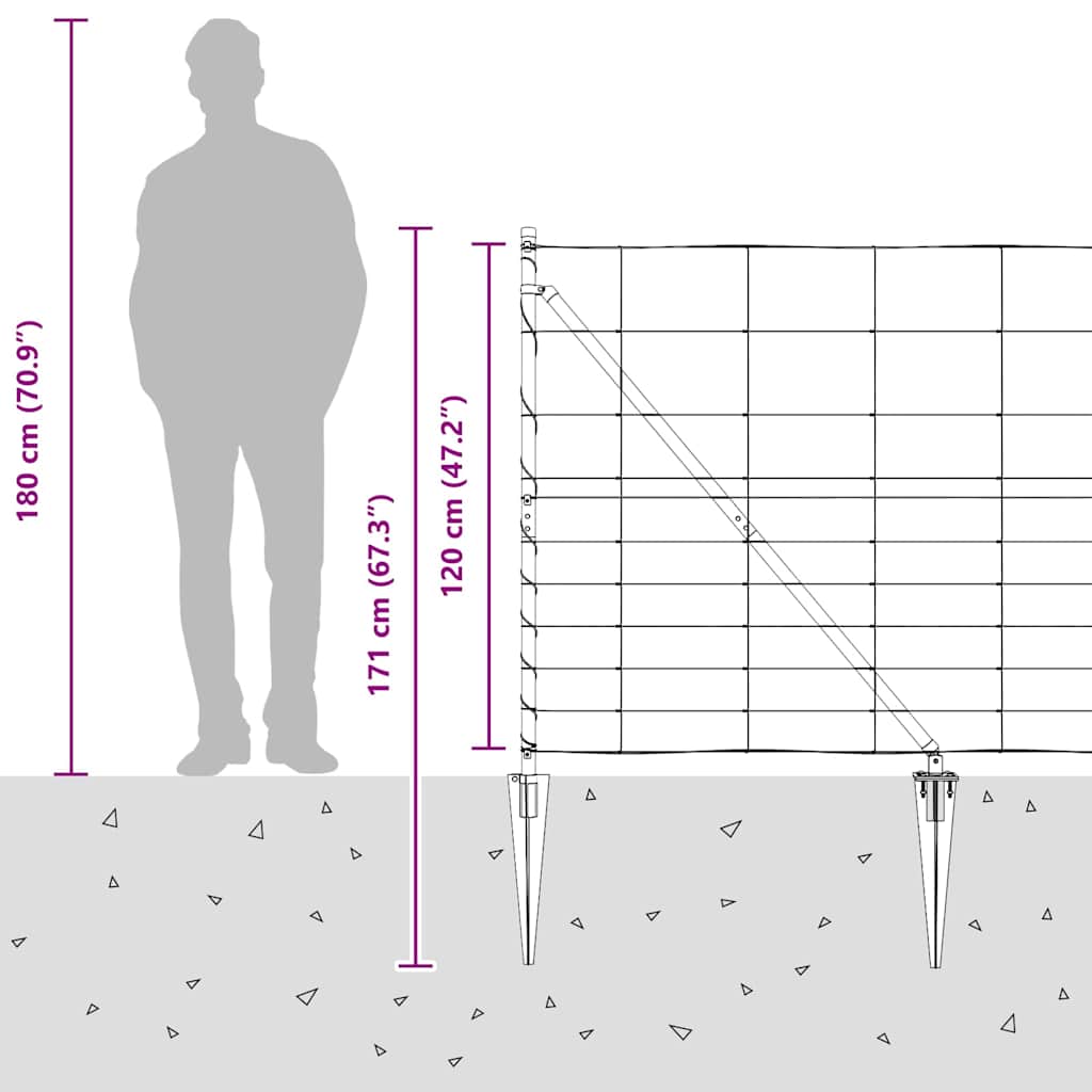 Zavareno žičano ograđivanje s bodljama 25 x 1,2 m Srebrna Mreža