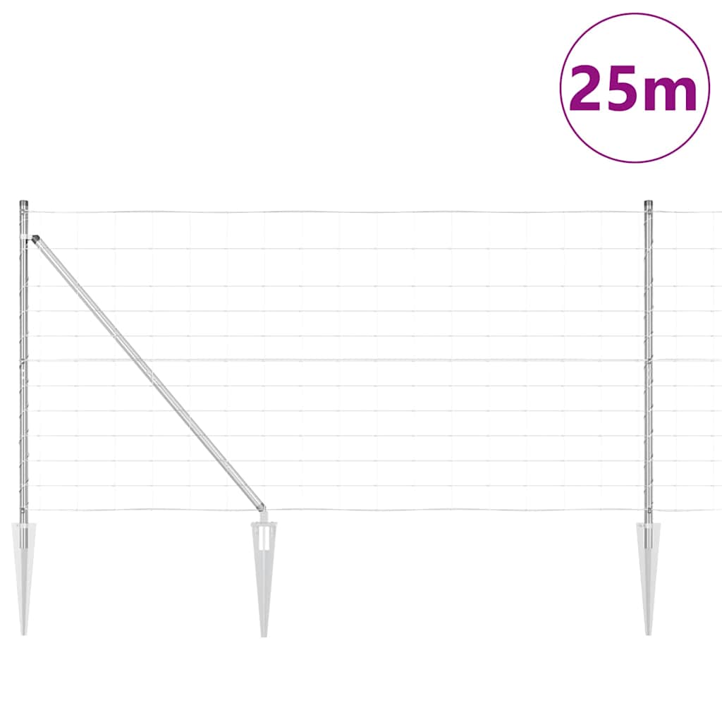 Stup za ogradu Galvanizirano 25 x 1,2 m Čelik