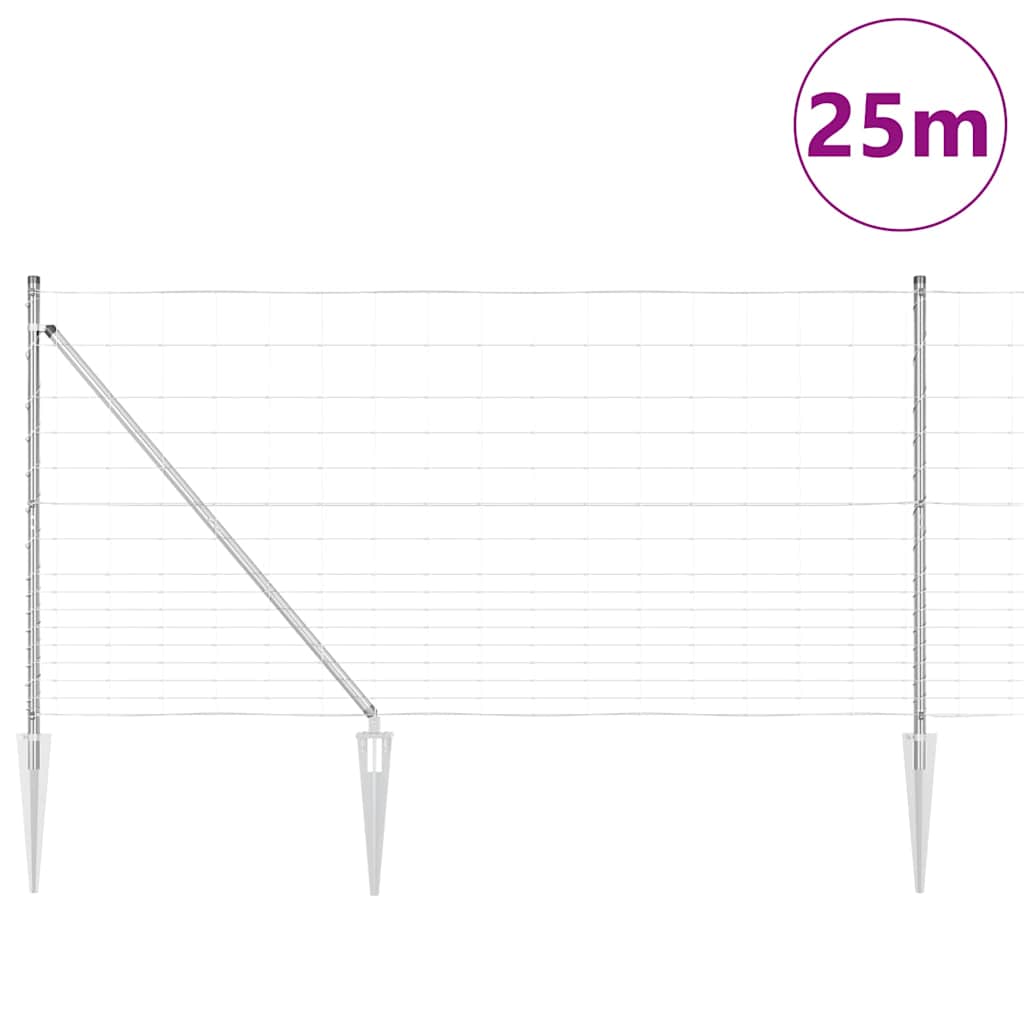 Stup za ogradu Galvanizirano 25 x 1,2 m Čelik