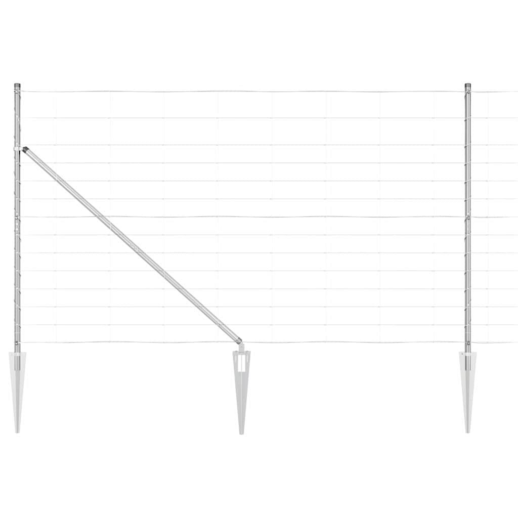 Stup za ogradu Galvanizirano 25 x 1,4 m Čelik