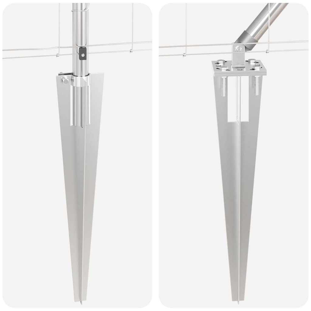 Stup za ogradu Galvanizirano 25 x 1,6 m Čelik