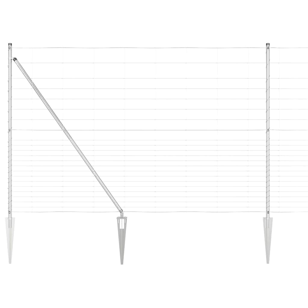 Stup za ogradu Galvanizirano 25 x 1,6 m Čelik