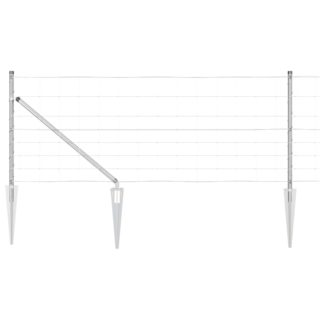 Stup za ogradu Galvanizirano 50 x 0,8 m Čelik
