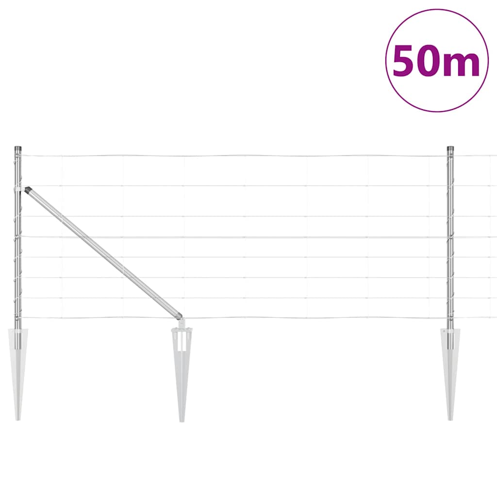 Zavareno žičano ograđivanje s bodljama 50 x 0,8 m (Š x V)