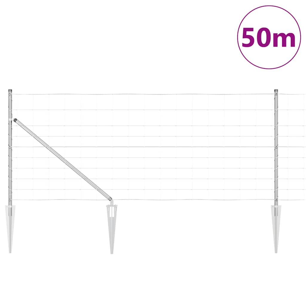 Zavareno žičano ograđivanje s bodljama 50 x 1 m (Š x V)