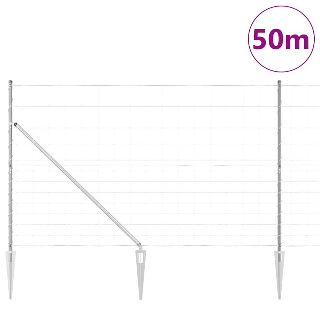 Stup za ogradu Galvanizirano 50 x 1,5 m Čelik