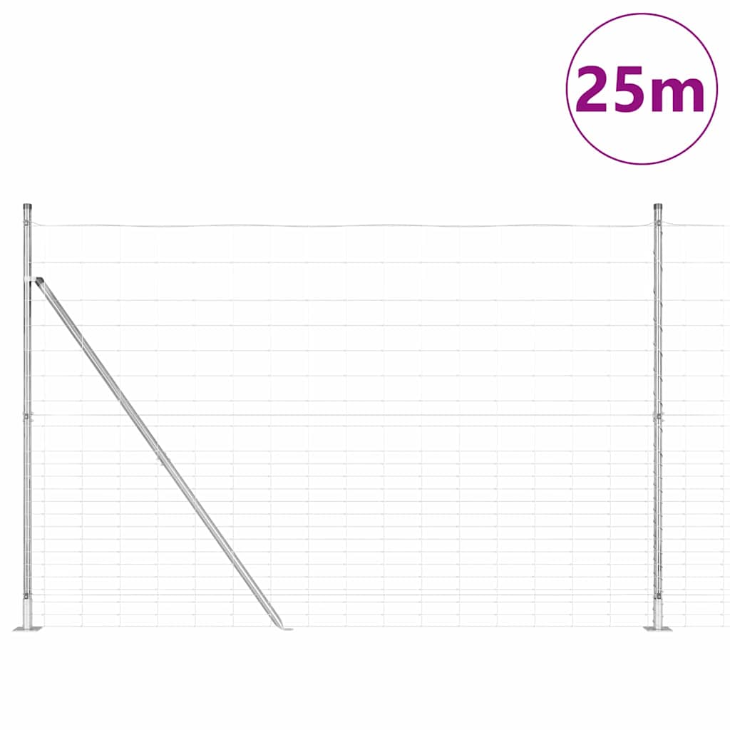 Stup za ogradu Galvanizirano 25 x 1,6 m Čelik