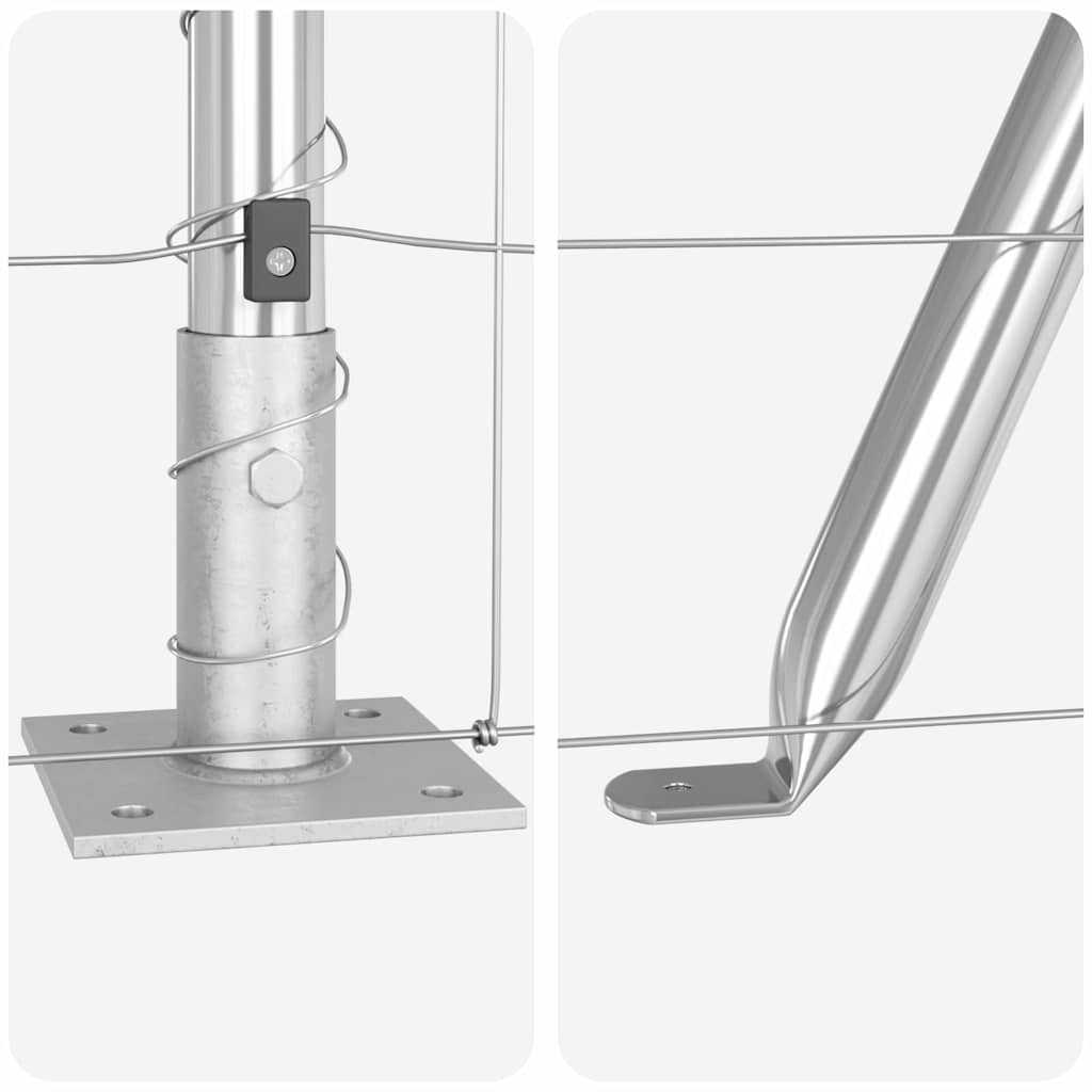 Stup za ogradu Galvanizirano 50 x 0,8 m Čelik