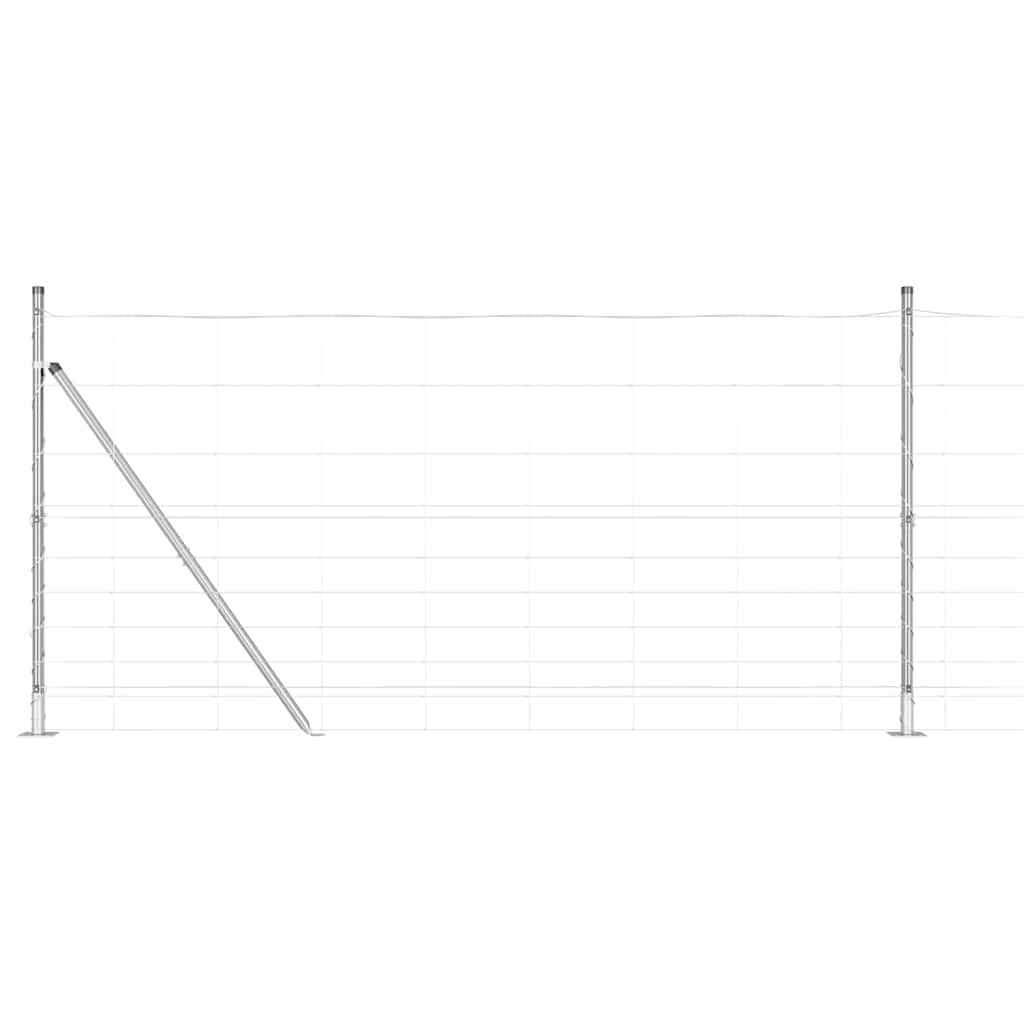 Zavareno žičano ogradno mreža s betonskom podlogom 50 x 1,2 m