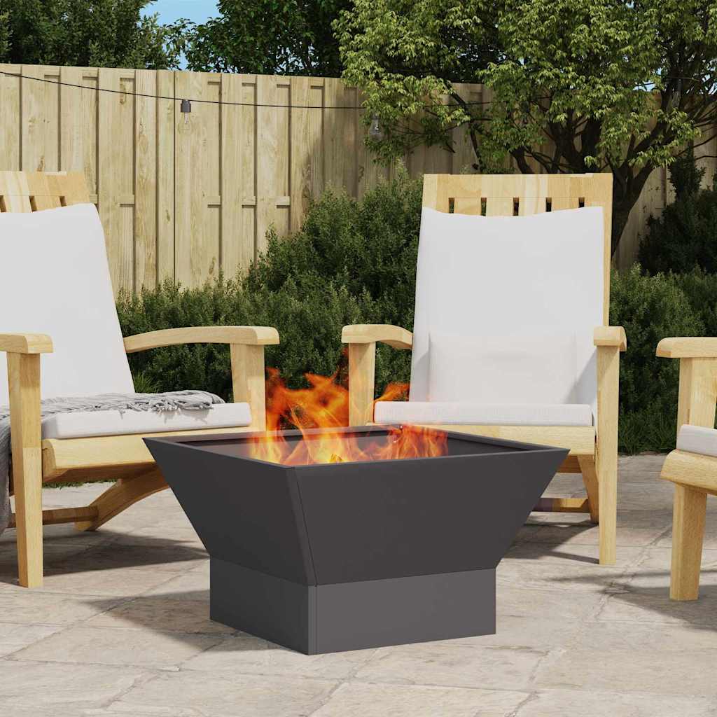 Kamin Crna 60 x 60 x 35 cm Čelik