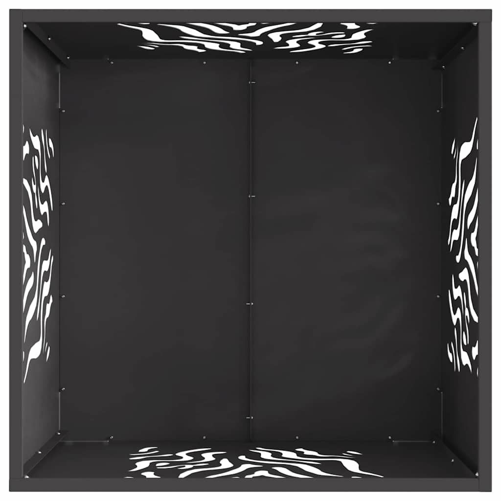 Kamin Crna 60 x 60 x 40 cm Čelik
