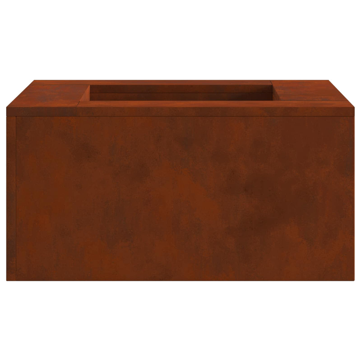 Kamin Rđa 80 x 80 x 40 cm Čelik otporan na vremenske uvjete