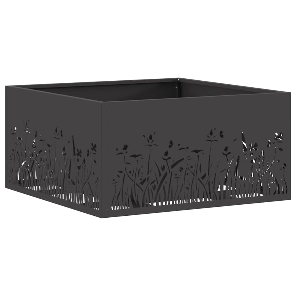 Kamin Crna 60 x 60 x 30 cm Čelik