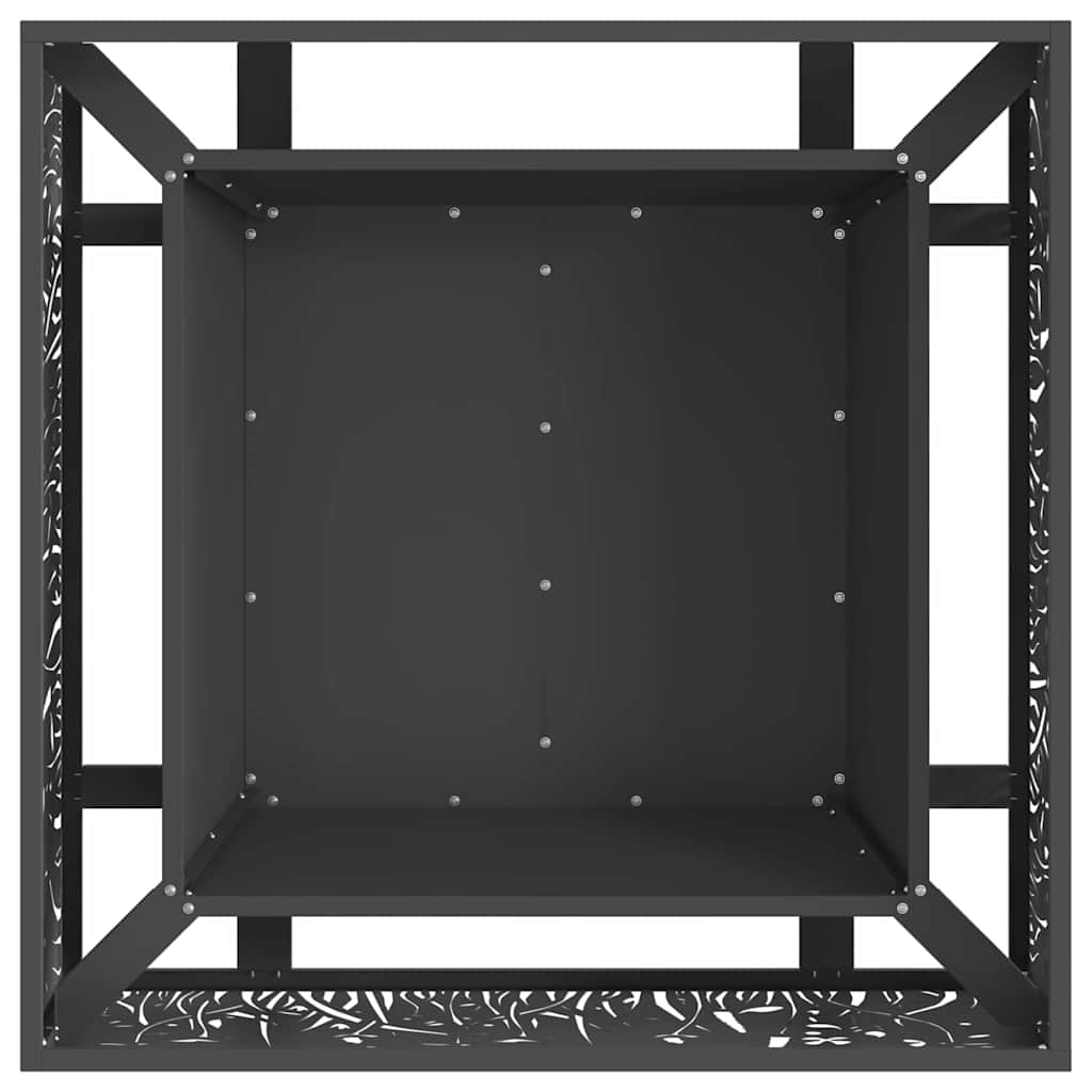 Kamin Crna 80 x 80 x 30 cm Čelik
