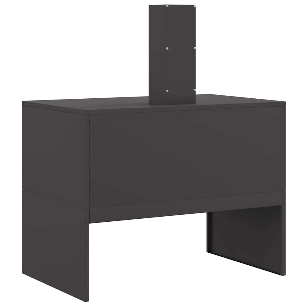 Kamin Crna 80 x 50 x 96 cm Čelična vrata