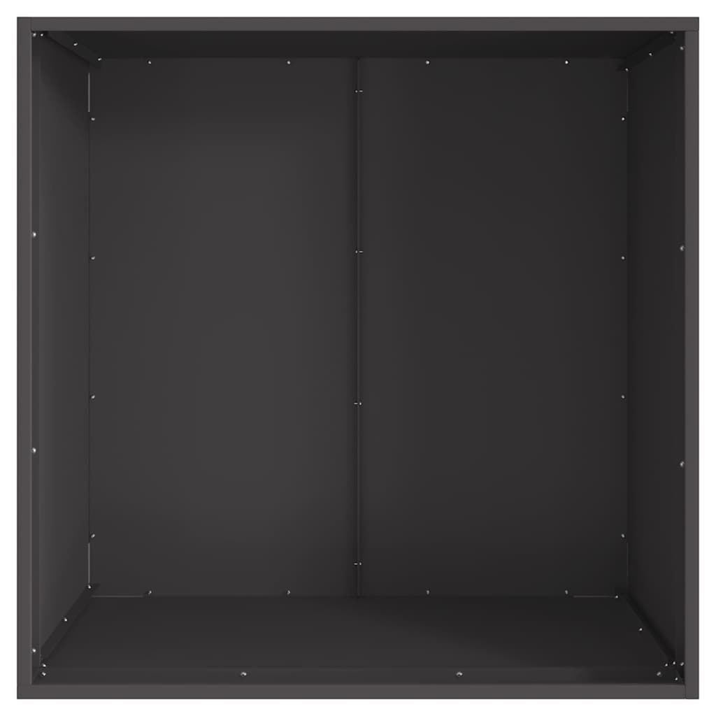 Kamin Crna 80 x 80 x 43 cm Čelik