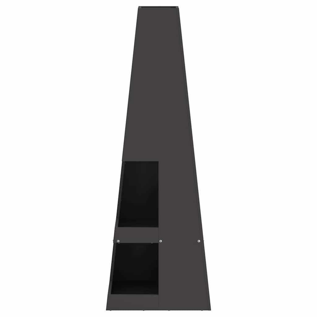 Kamin Crna 35 x 35 x 100 cm Čelik