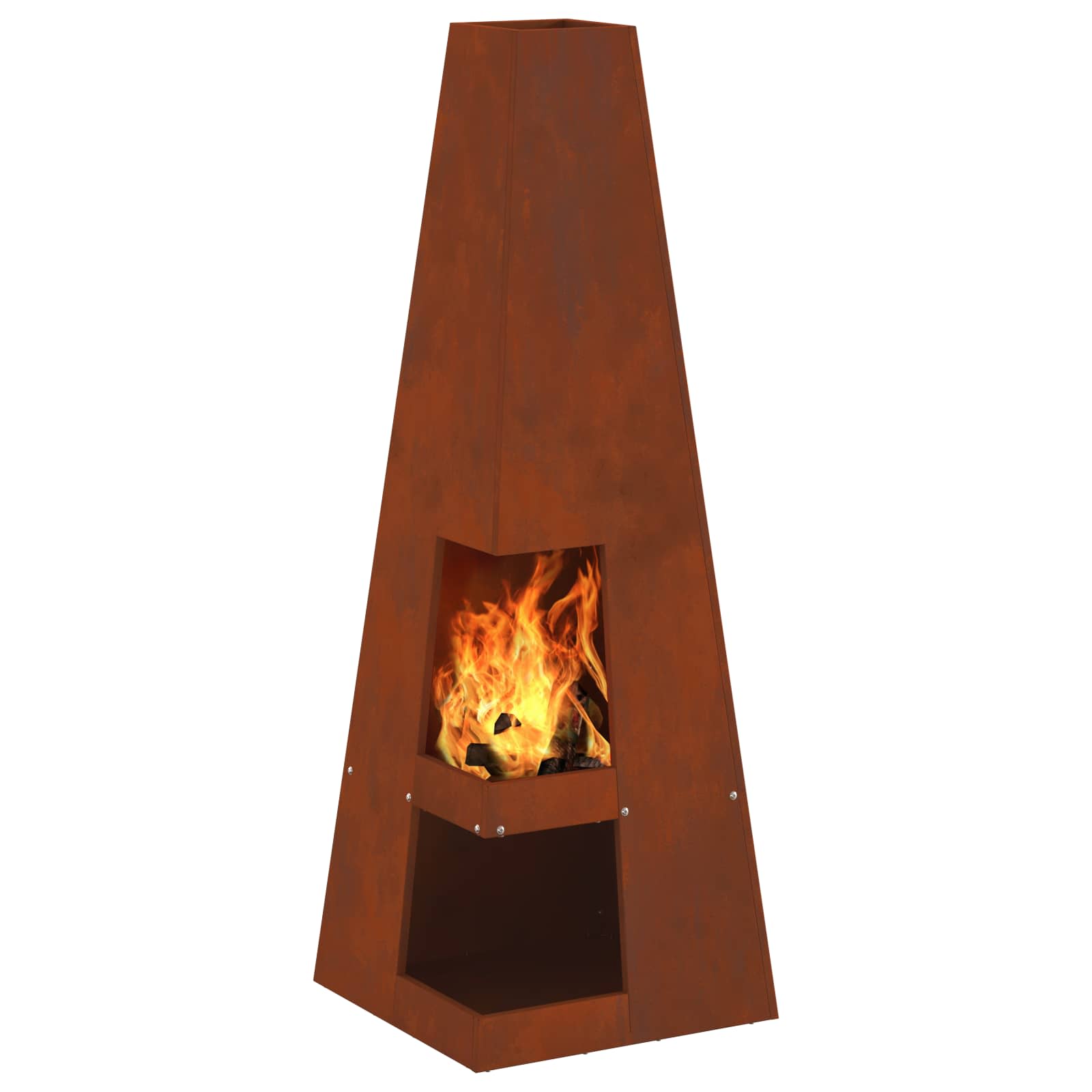 Kamin Smeđa 35 x 35 x 100 cm