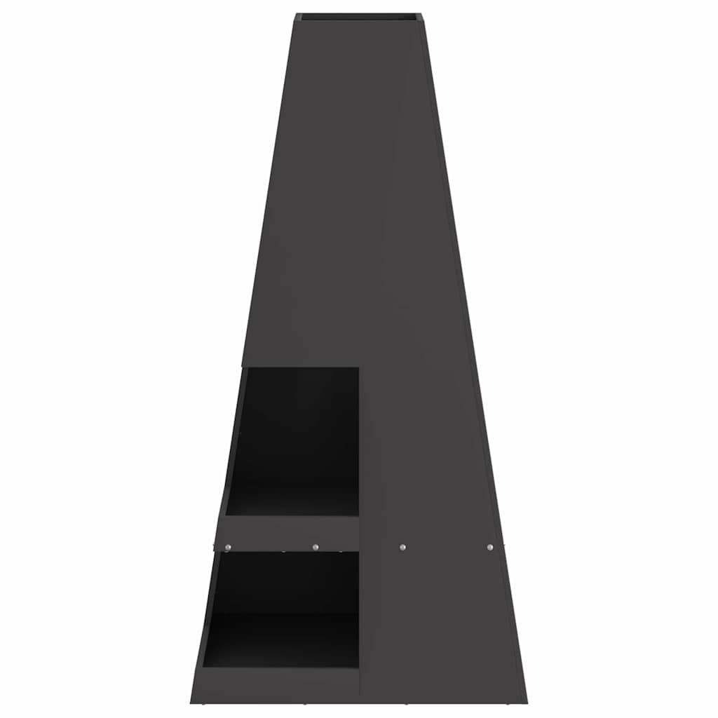 Kamin Crna 50 x 50 x 100 cm Čelik