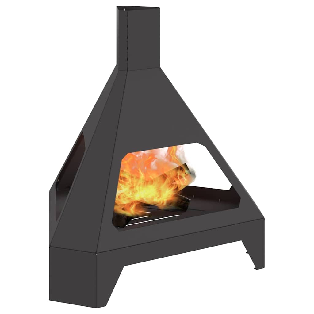 Kamin Crna 50 x 43 x 52 cm Čelik