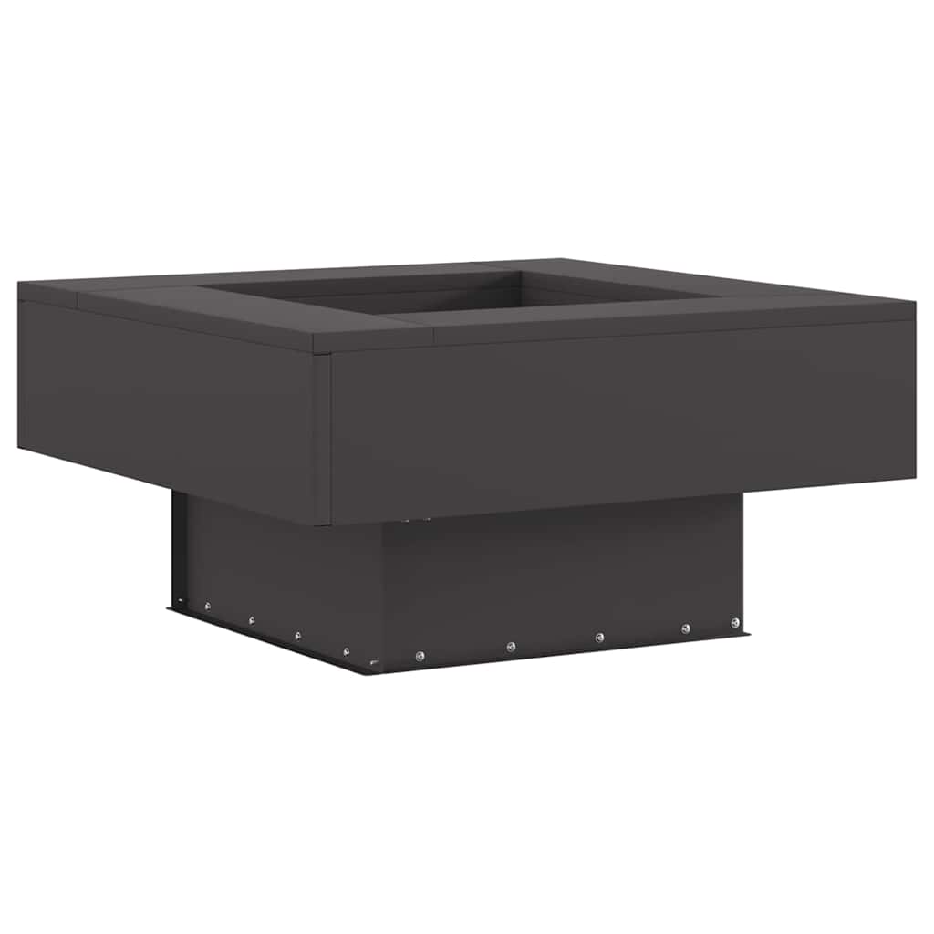 Kamin Crna 60 x 60 x 30 cm Čelik otporan na vremenske uvjete