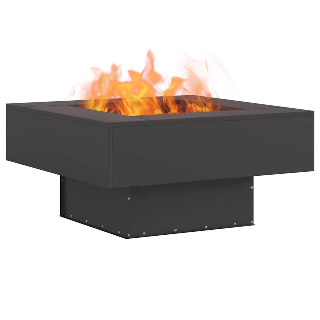 Kamin Crna 80 x 80 x 40 cm Čelik