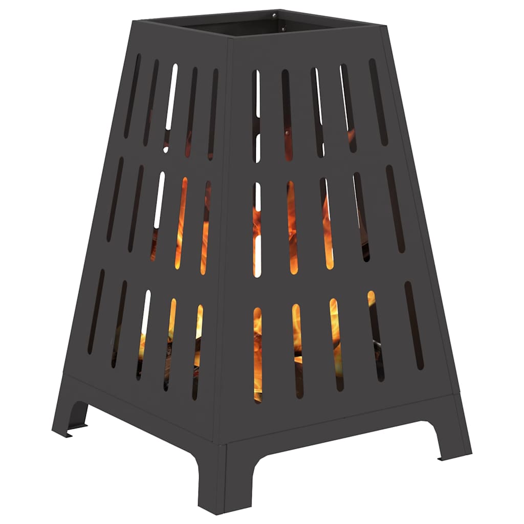 Kamin Crna 50 x 50 x 70 cm Čelik