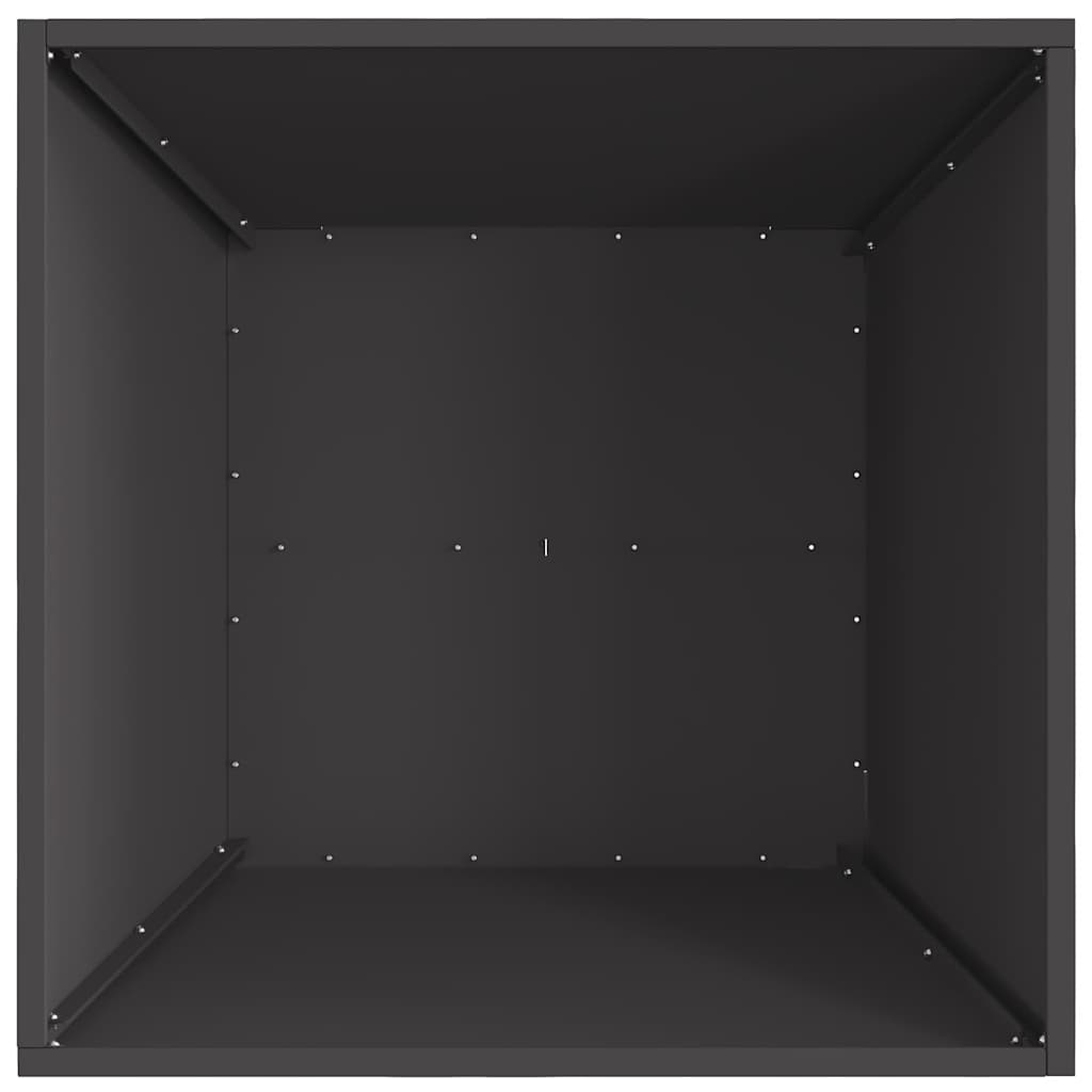 Vatra zdjela Crna 60 x 60 x 30 cm Otporni čelik