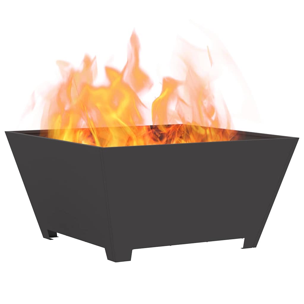 Kamin Crna 80 x 80 x 40 cm Čelik