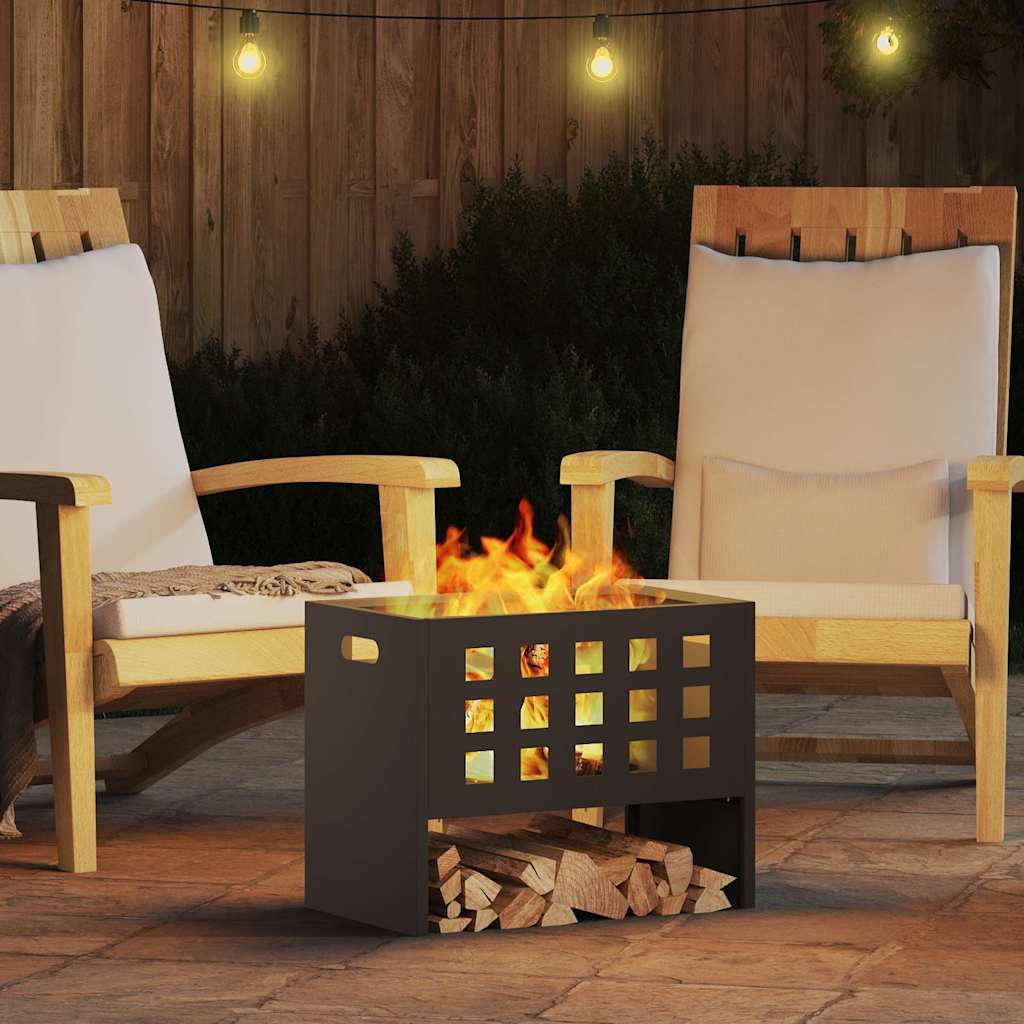 Kamin Crna 50 x 30 x 40 cm Čelik