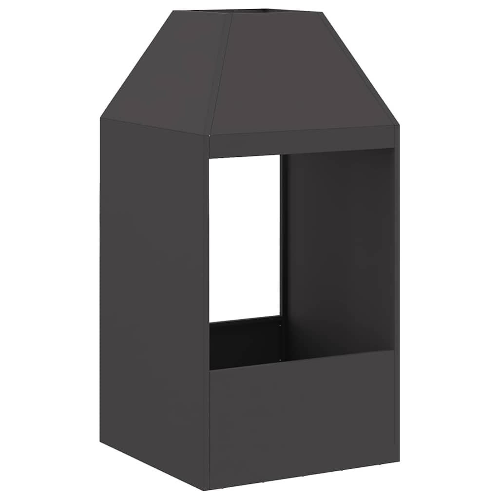 Kamin Crna 50 x 50 x 100 cm Čelik