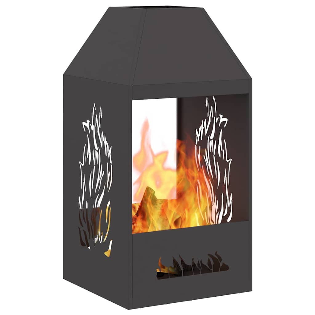 Kamin Crna 50 x 50 x 100 cm Čelik