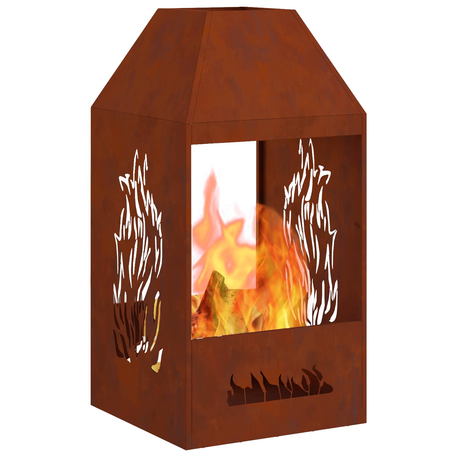 Kamin Smeđa 50 x 50 x 100 cm
