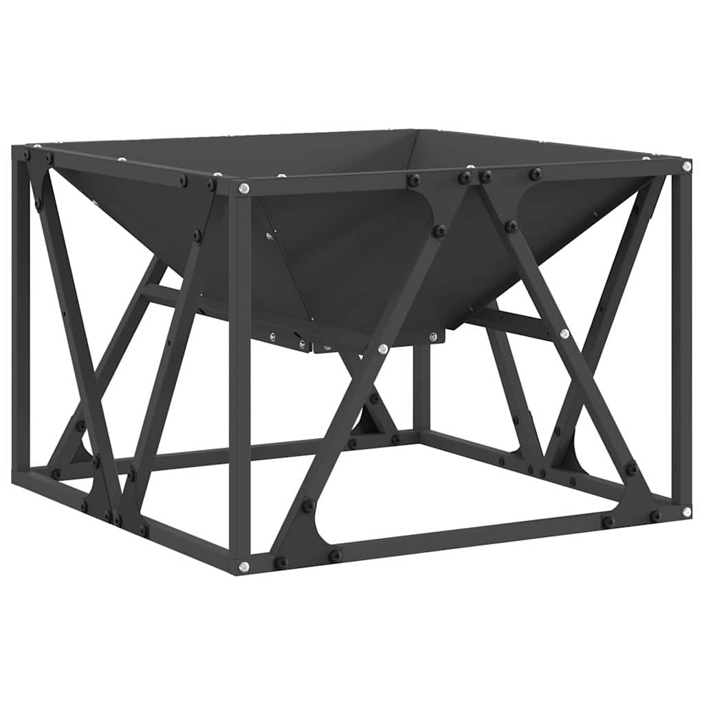 Kamin Crna 50 x 50 x 35 cm Čelik