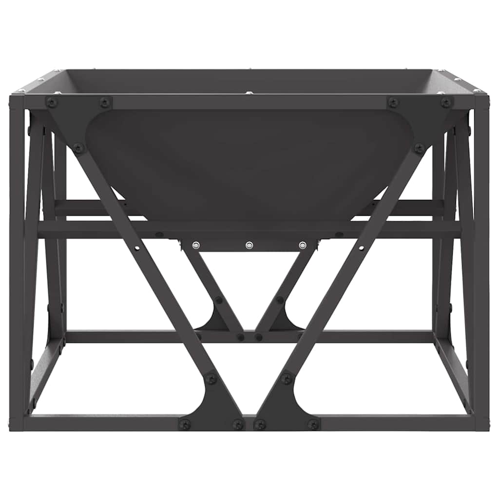 Kamin Crna 50 x 50 x 35 cm Čelik
