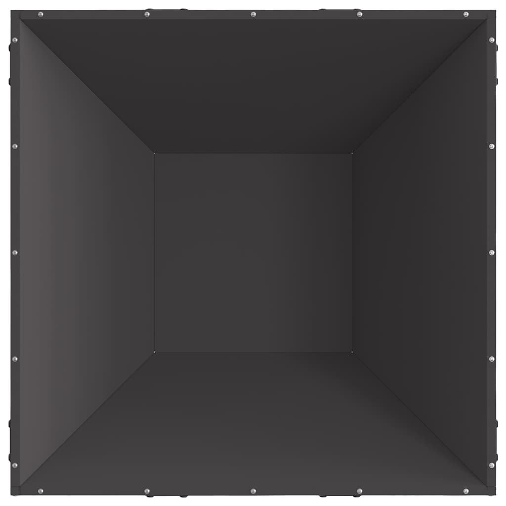 Kamin Crna 80 x 80 x 40 cm Čelik