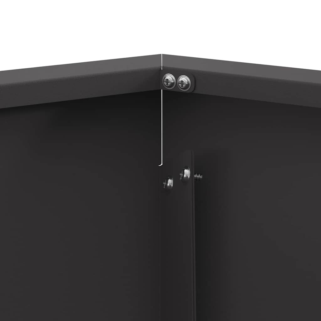 Kamin Crna 75 x 75 x 28 cm Čelik