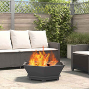 Kamin Crna 75 x 75 x 28 cm Čelik