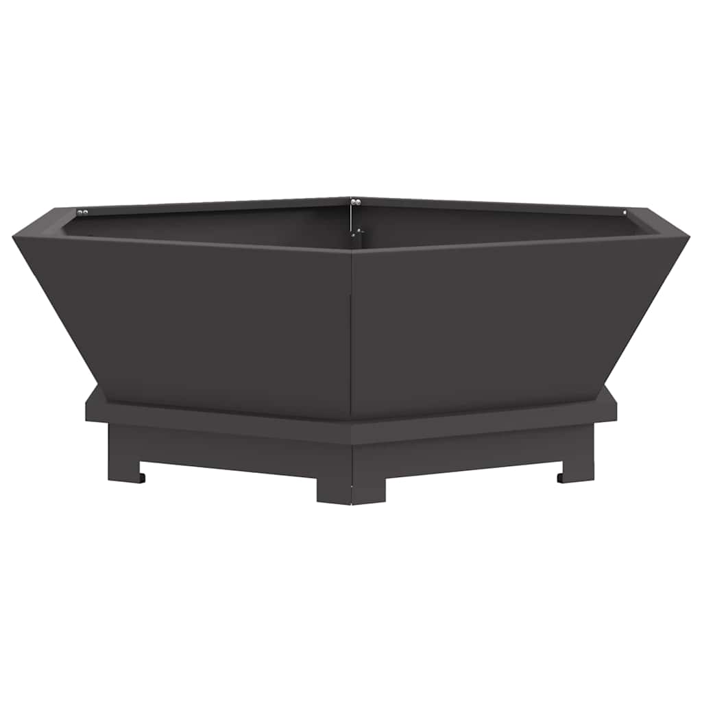 Kamin Crna 75 x 75 x 28 cm Čelik