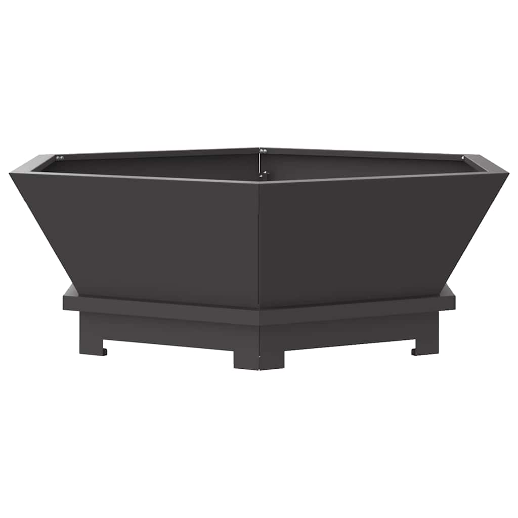 Kamin Crna 75 x 75 x 28 cm Čelik