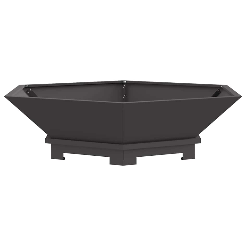 Kamin Crna 100 x 100 x 28 cm Čelik