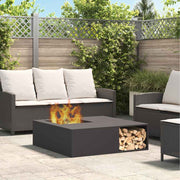 Kamin Crna 100 x 100 x 30 cm Čelik
